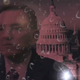 A screenshot from an anime video posted by Representative Paul Gosar edited to show him killing fellow Representative Alexandria Ocasio-Cortez and President Joe Biden.